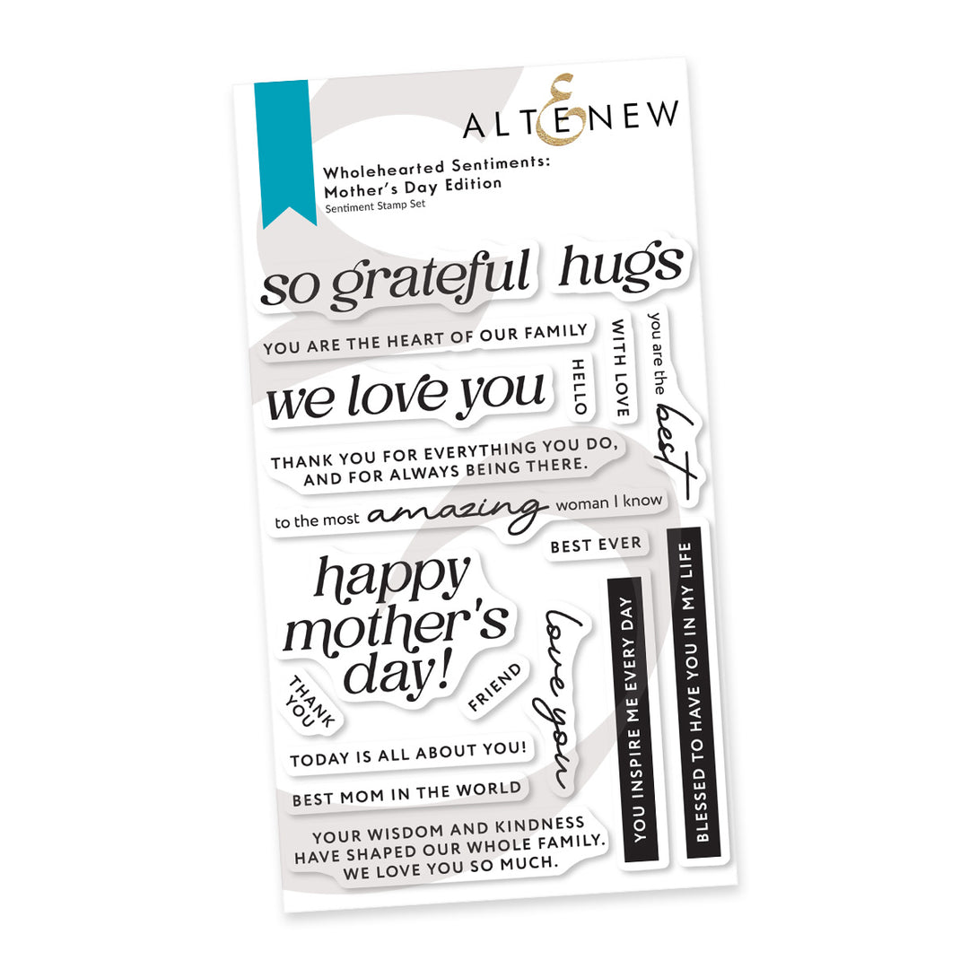 Stamp & Die Bundle Wholehearted Sentiments: Mother’s Day Edition