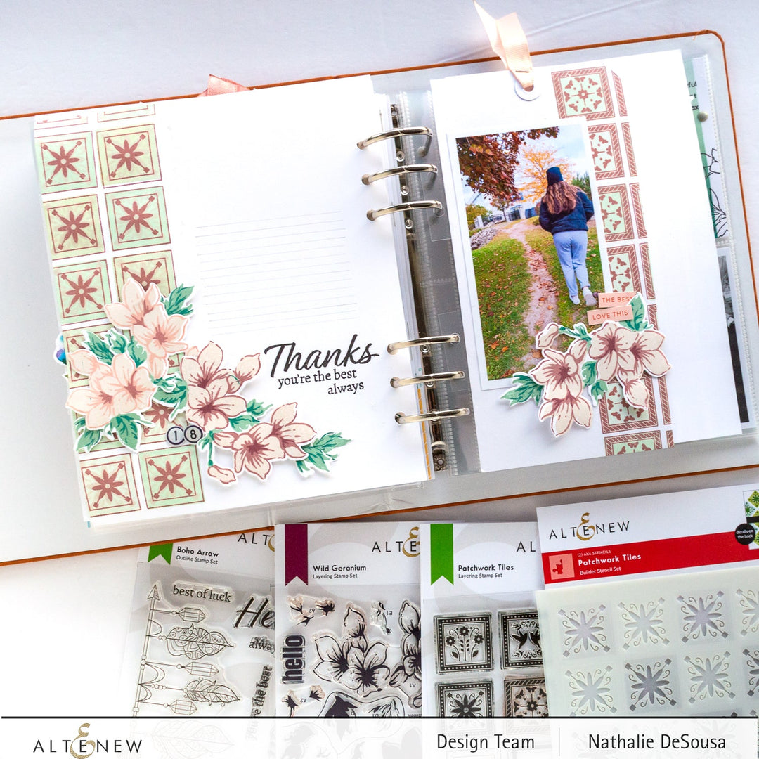 Stamp & Die Bundle Wild Geranium