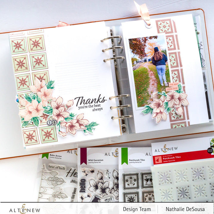 Stamp & Die Bundle Wild Geranium