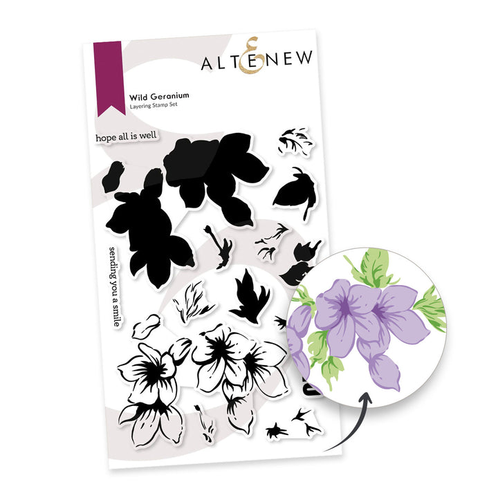 Stamp & Die Bundle Wild Geranium