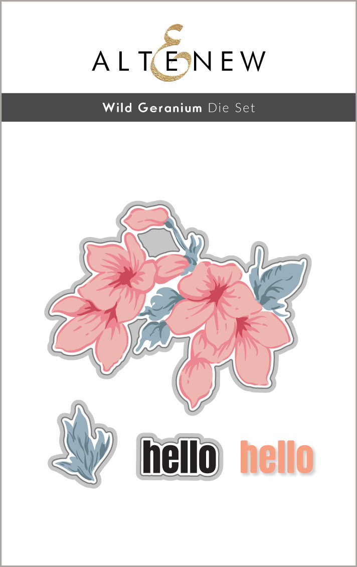Stamp & Die Bundle Wild Geranium