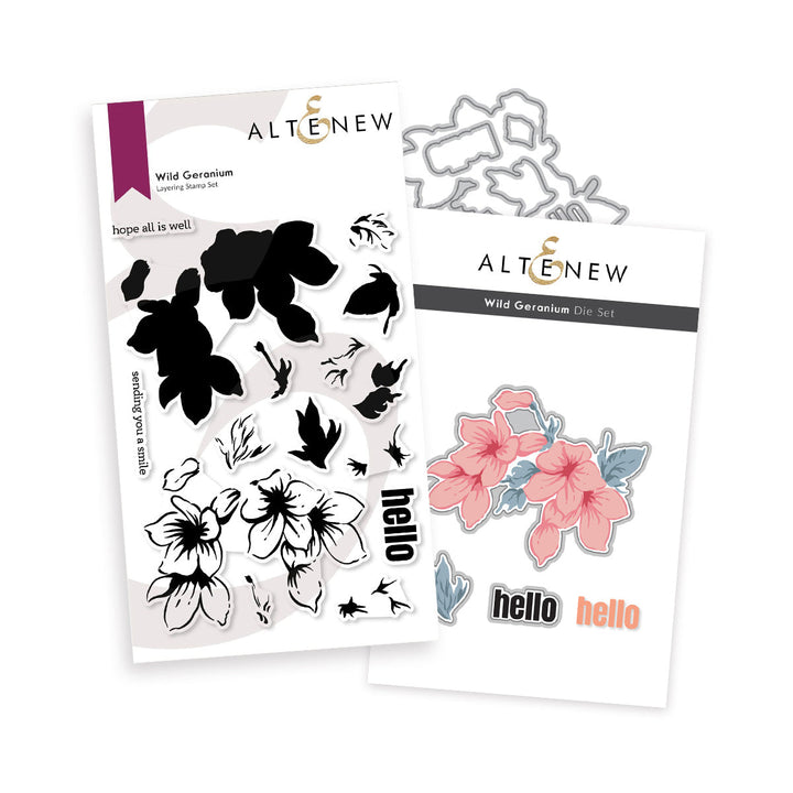 Stamp & Die Bundle Wild Geranium