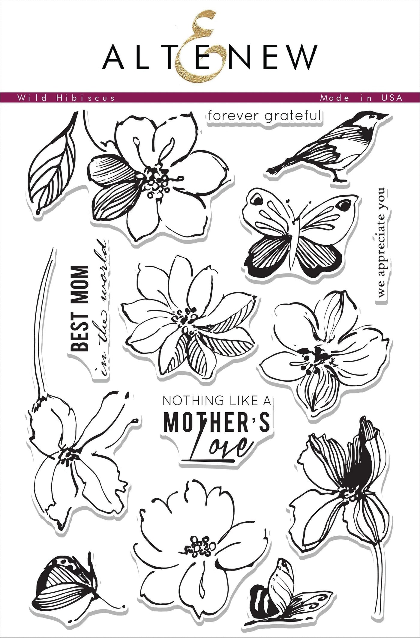 Stamp & Die Bundle Wild Hibiscus