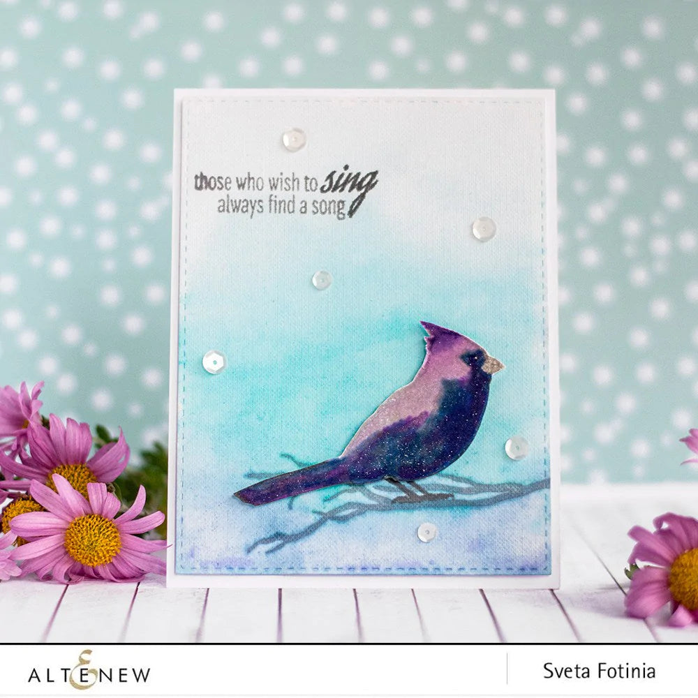 Stamp & Die Bundle Winter Cardinal