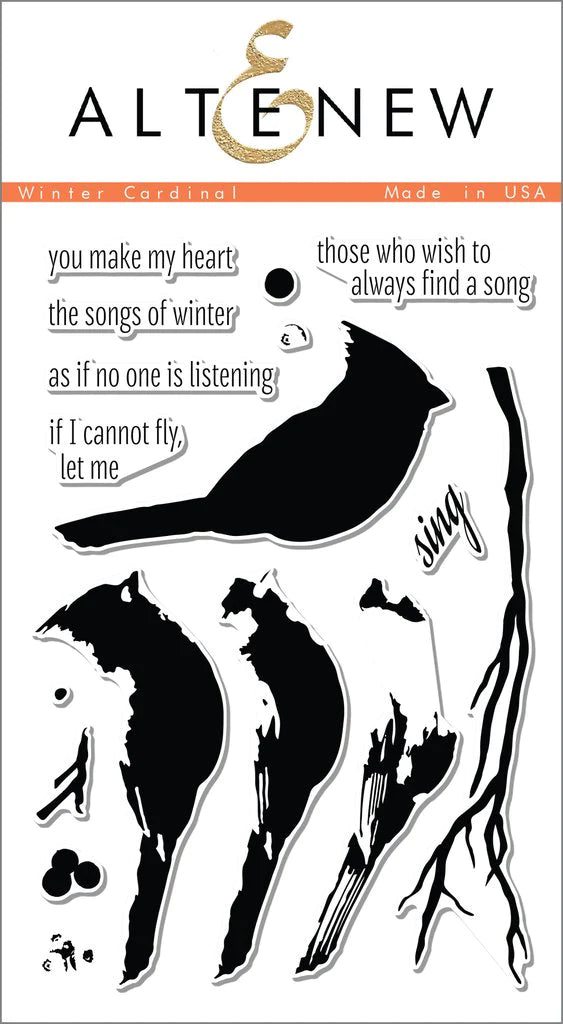 Stamp & Die Bundle Winter Cardinal