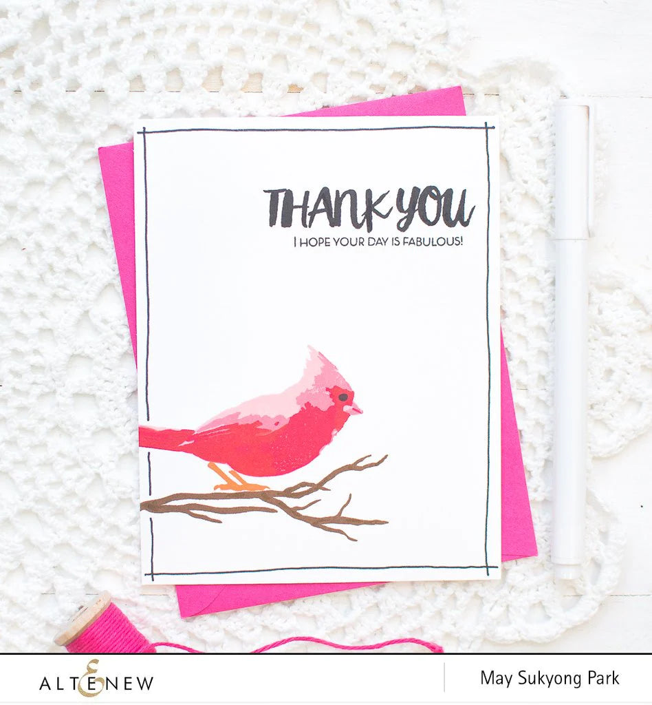 Stamp & Die Bundle Winter Cardinal