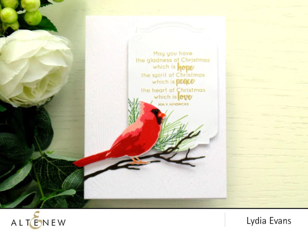 Stamp & Die Bundle Winter Cardinal