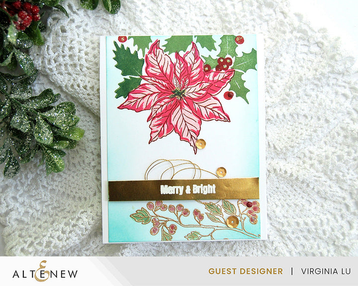 Stamp & Die Bundle Winter Florals