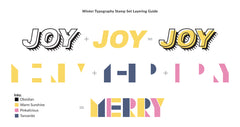Stamp & Die Bundle Winter Typography