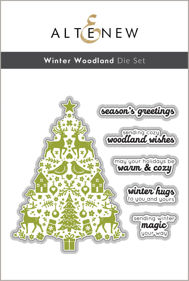 Stamp & Die Bundle Winter Woodland