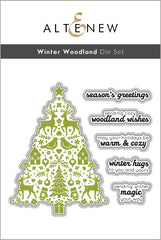 Stamp & Die Bundle Winter Woodland