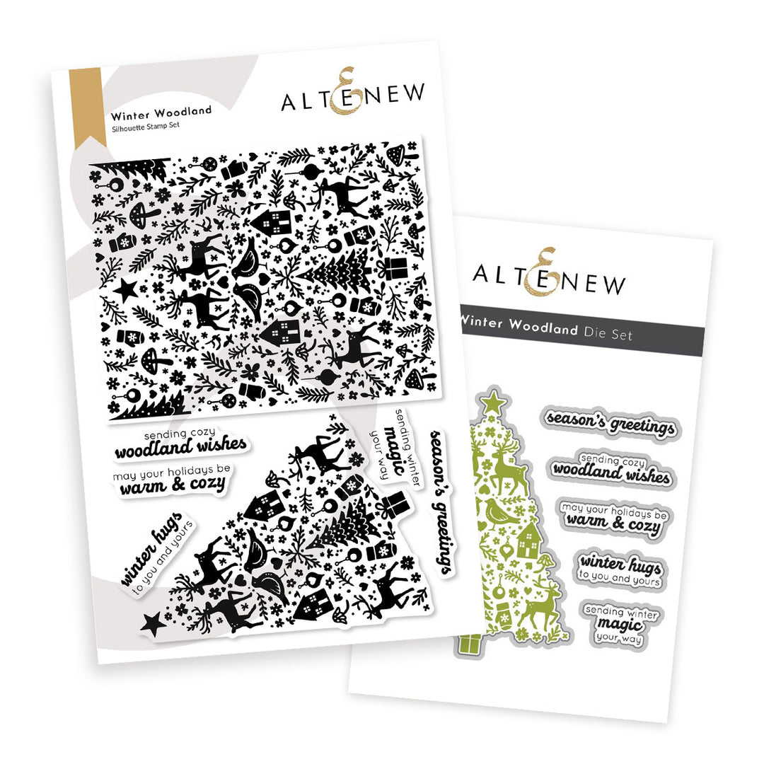 Stamp & Die Bundle Winter Woodland