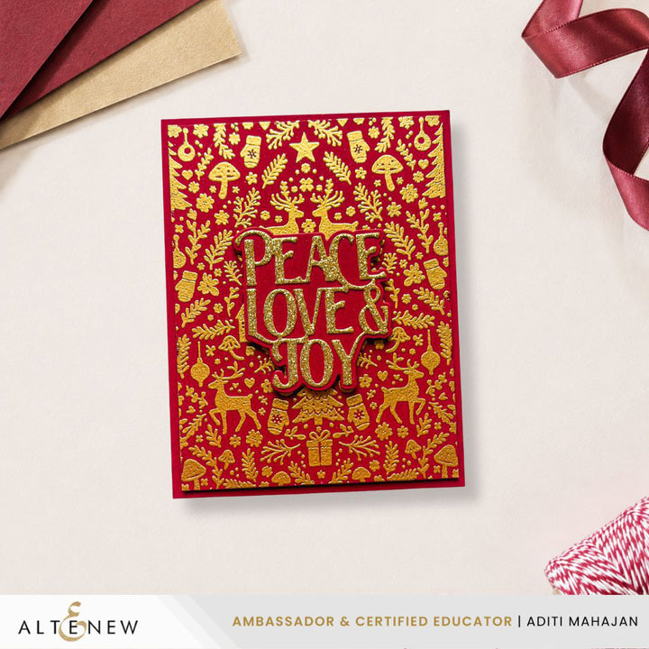 Stamp & Die Bundle Winter Woodland