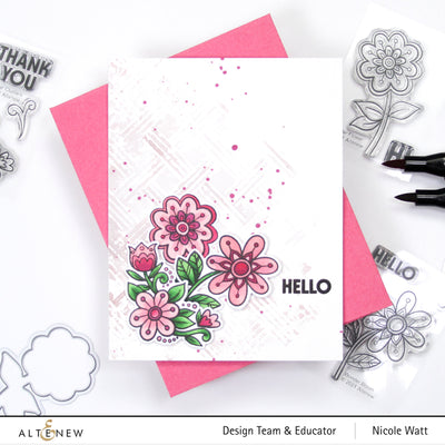 Stamp & Die Bundle Wonder Flower