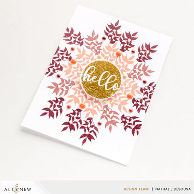 Stamp & Die & Embossing Folder Bundle Whimsical Wreath