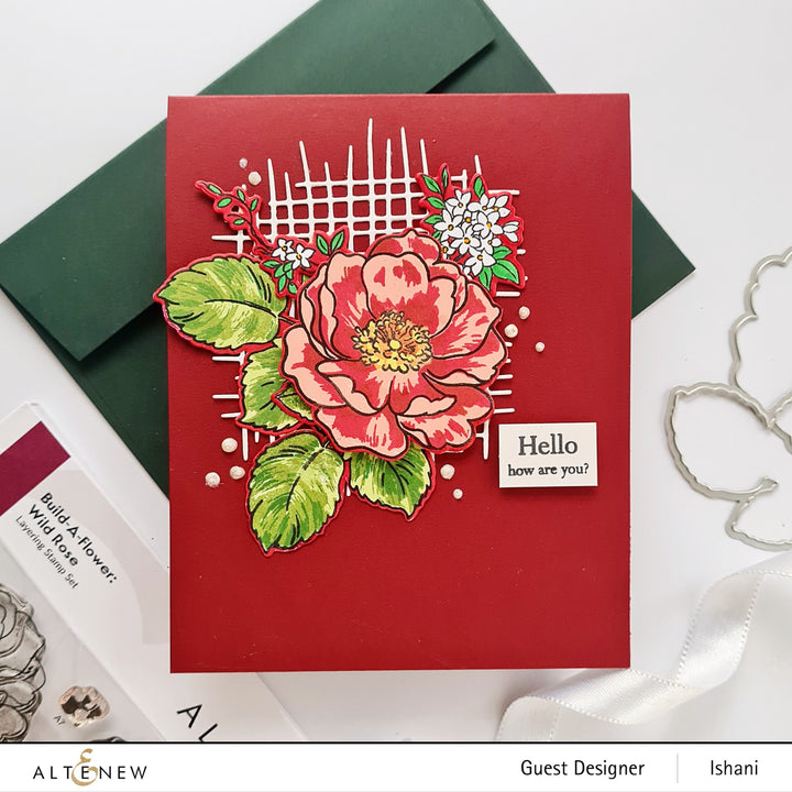 Stamp & Die & Hot Foil Plate Bundle Build-A-Flower: Wild Rose Complete Bundle