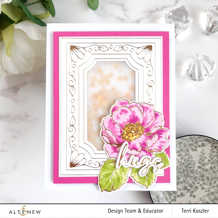 Stamp & Die & Hot Foil Plate Bundle Build-A-Flower: Wild Rose Complete Bundle