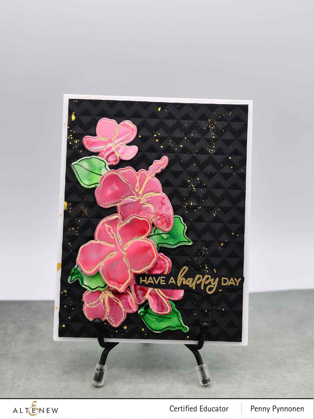 Stamp & Die & Hot Foil Plate Bundle Linear Life: Tropical Garden