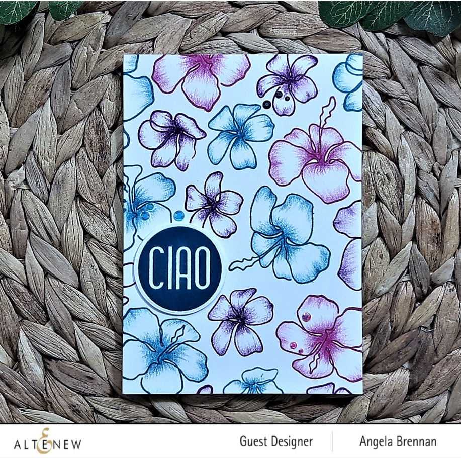 Stamp & Die & Hot Foil Plate Bundle Linear Life: Tropical Garden