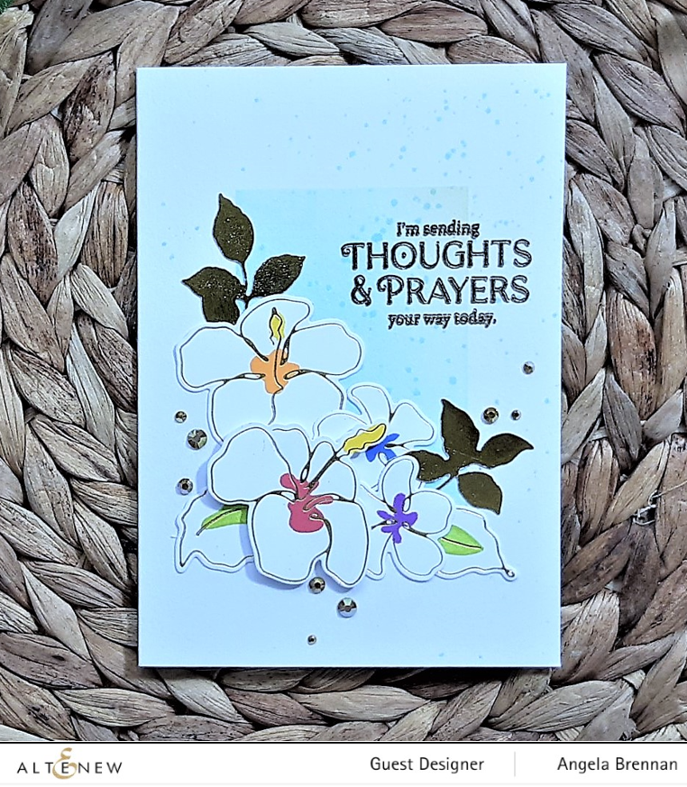 Stamp & Die & Hot Foil Plate Bundle Linear Life: Tropical Garden