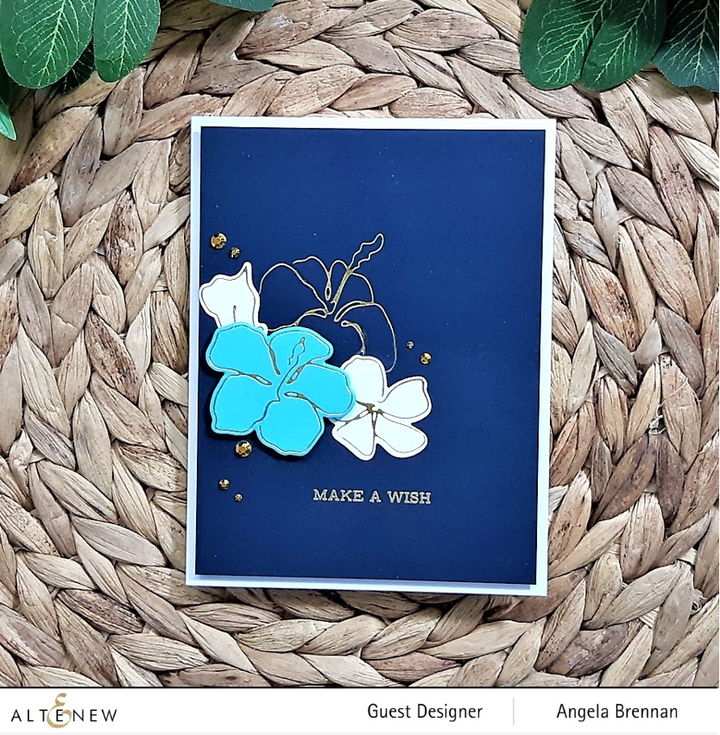 Stamp & Die & Hot Foil Plate Bundle Linear Life: Tropical Garden