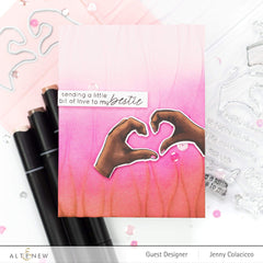 Stamp & Die & Stencil Bundle A Little Bit Of Love