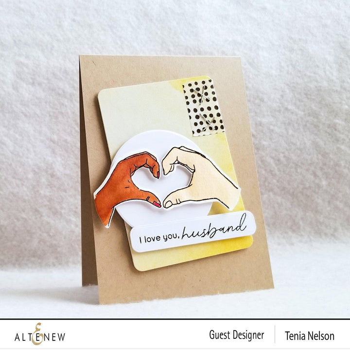 Stamp & Die & Stencil Bundle A Little Bit Of Love