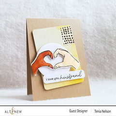 Stamp & Die & Stencil Bundle A Little Bit Of Love