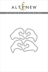 Stamp & Die & Stencil Bundle A Little Bit Of Love