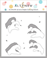 Stamp & Die & Stencil Bundle A Little Bit Of Love
