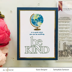 Stamp & Die & Stencil Bundle Always Be Kind