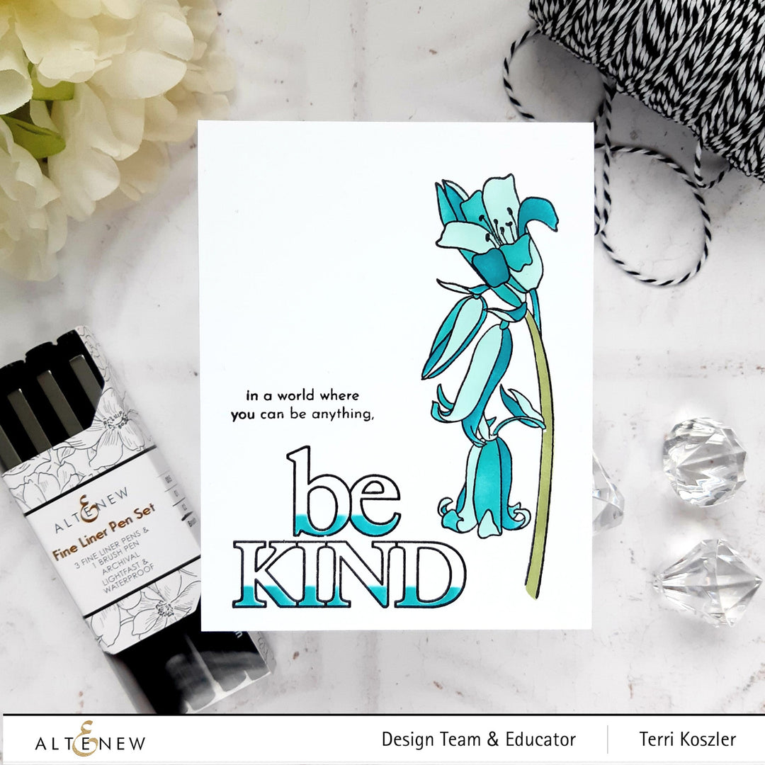 Stamp & Die & Stencil Bundle Always Be Kind