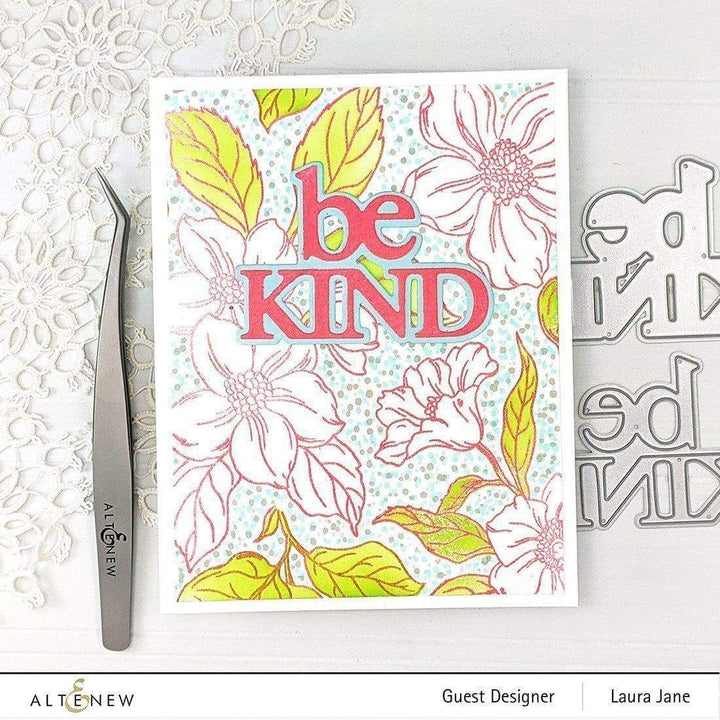 Stamp & Die & Stencil Bundle Always Be Kind