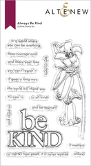 Stamp & Die & Stencil Bundle Always Be Kind