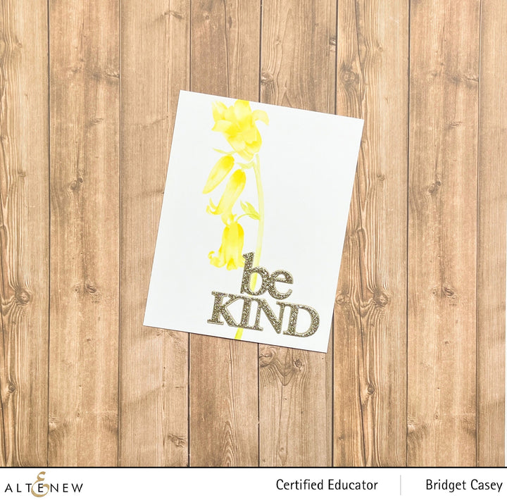 Stamp & Die & Stencil Bundle Always Be Kind