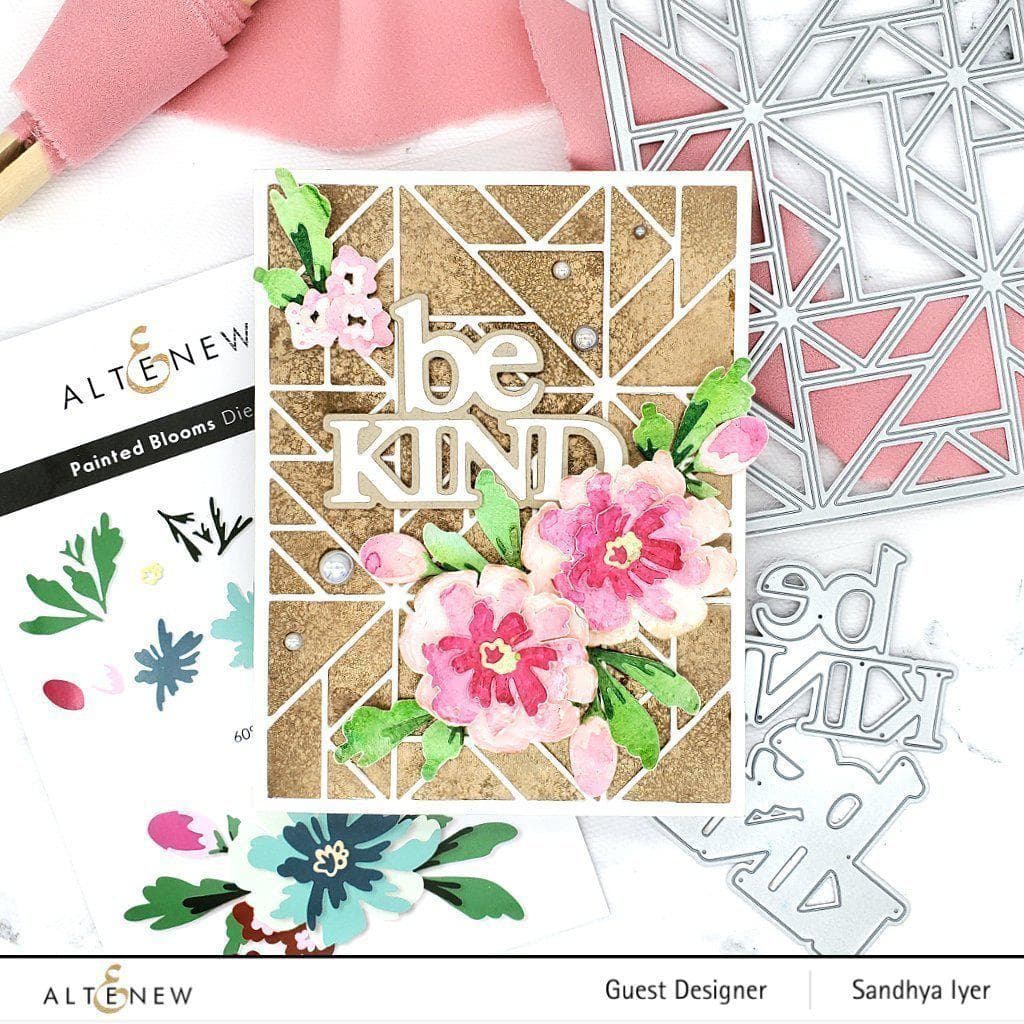 Stamp & Die & Stencil Bundle Always Be Kind