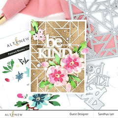 Stamp & Die & Stencil Bundle Always Be Kind