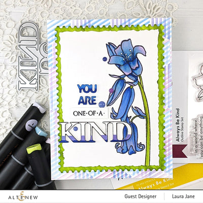 Stamp & Die & Stencil Bundle Always Be Kind