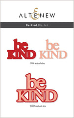 Stamp & Die & Stencil Bundle Always Be Kind
