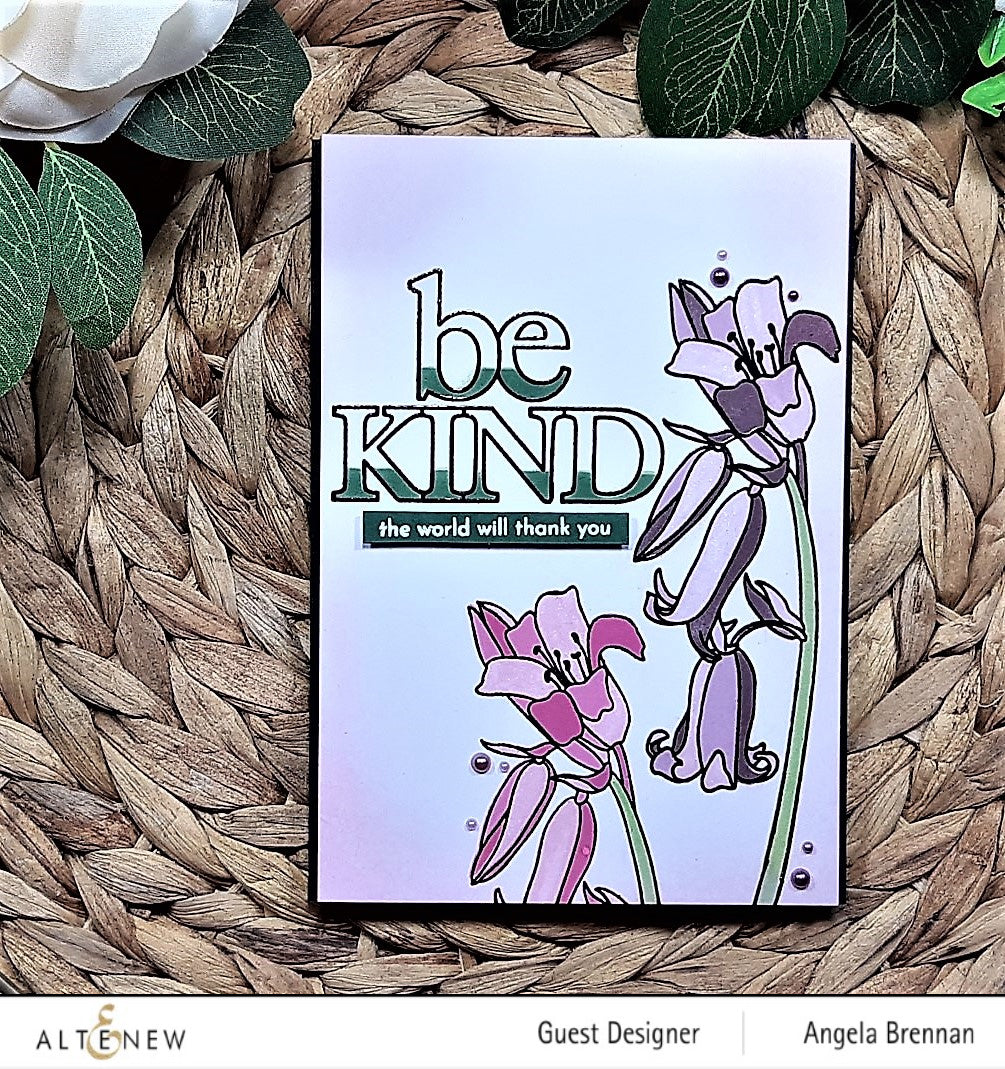 Stamp & Die & Stencil Bundle Always Be Kind