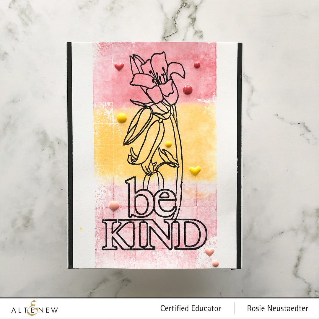Stamp & Die & Stencil Bundle Always Be Kind