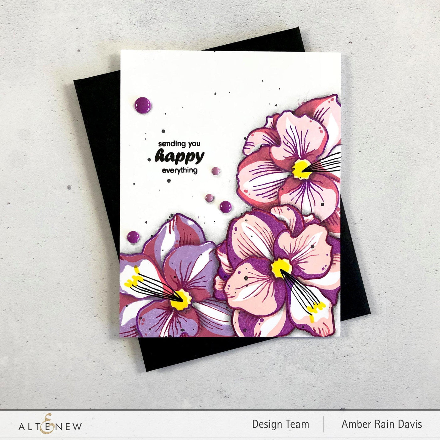 Stamp & Die & Stencil Bundle Amaryllis