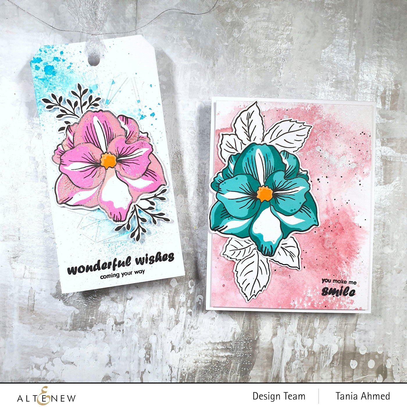 Stamp & Die & Stencil Bundle Amaryllis