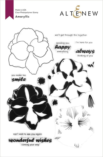 Stamp & Die & Stencil Bundle Amaryllis