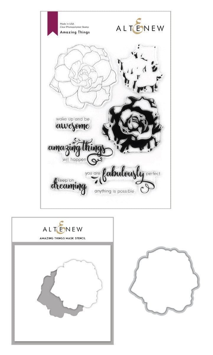Stamp & Die & Stencil Bundle Amazing Things