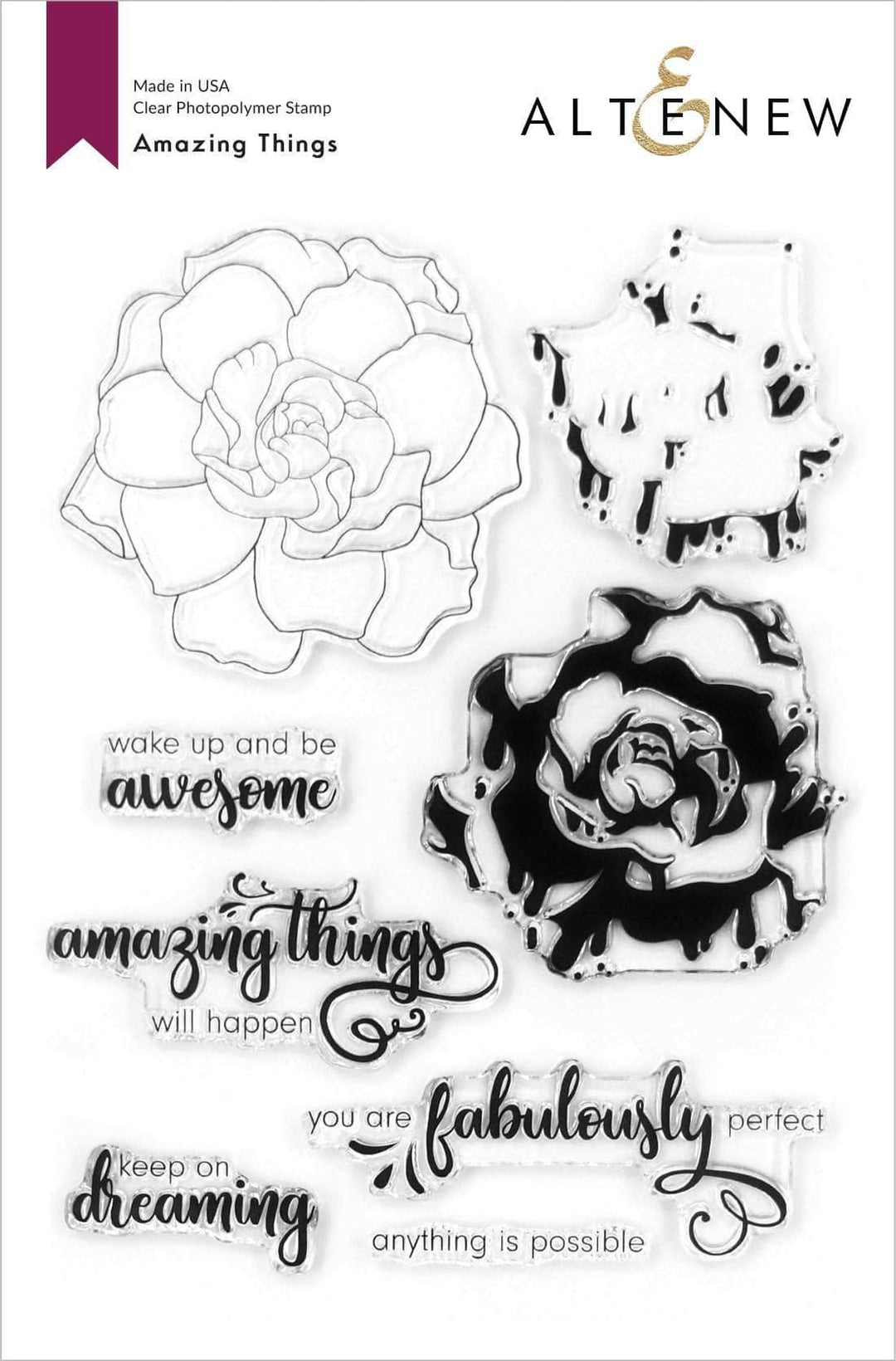 Stamp & Die & Stencil Bundle Amazing Things