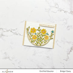 Stamp & Die & Stencil Bundle Arch Of Flowers