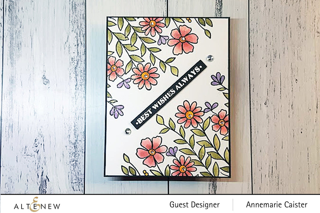 Stamp & Die & Stencil Bundle Arch Of Flowers