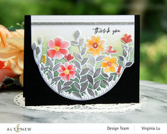 Stamp & Die & Stencil Bundle Arch Of Flowers