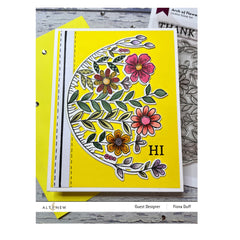 Stamp & Die & Stencil Bundle Arch Of Flowers